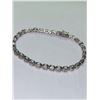 Image 3 : Ladies Multi Stone 14K GP Tennis Bracelet NEW