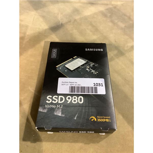 Samsung SSD980 NVMe M.2 500GB Internal Solid State Drive