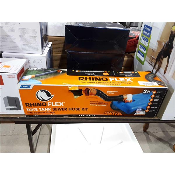 Rhino Flex 3ft Tote Tank Sewer Hose Kit