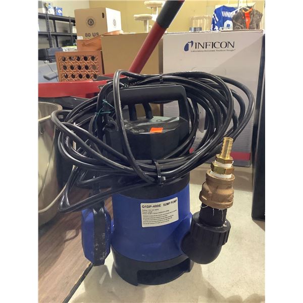 1/2 HP Sump Pump - Model: Q1DP-400E