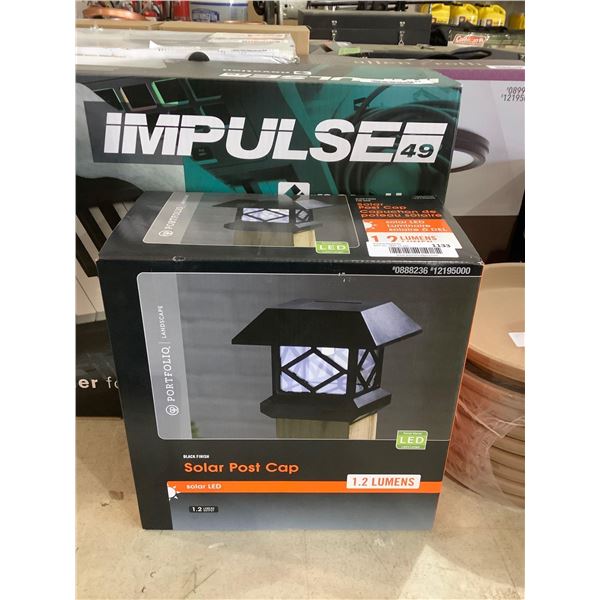 Portfolio Solar Post Cap 1.2 Lumens (6.06in x 5.59in)