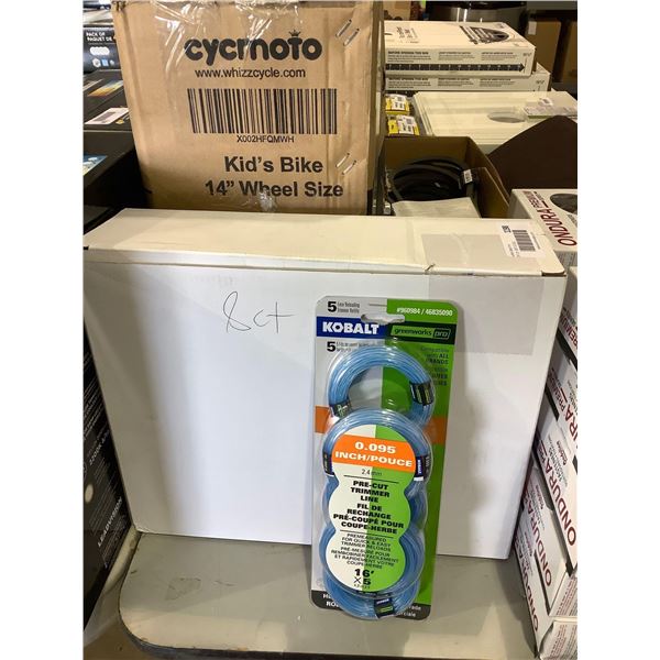 Case of 8 Kobalt 16ft 0.095in Pre-Cut Trimmer Line 5-Pack