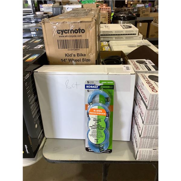 Case of 8 Kobalt 16ft 0.095in Pre-Cut Trimmer Line 5-Pack