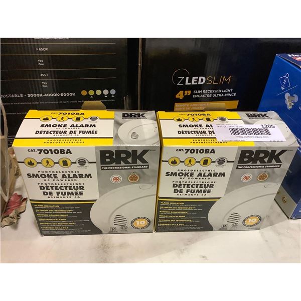 BRK Smoke Alarm Lot of 2