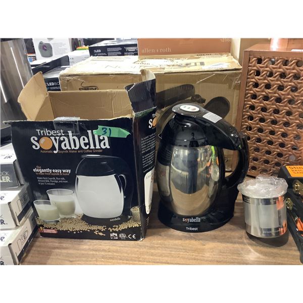 Tribest Soyabella Automatic Soymilk Maker and Coffee Grinder