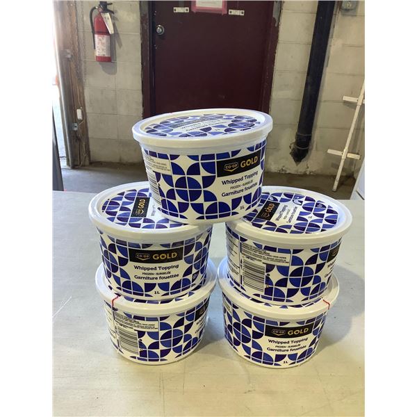 Frozen Co-Op Whipped Topping (5 x 1L)