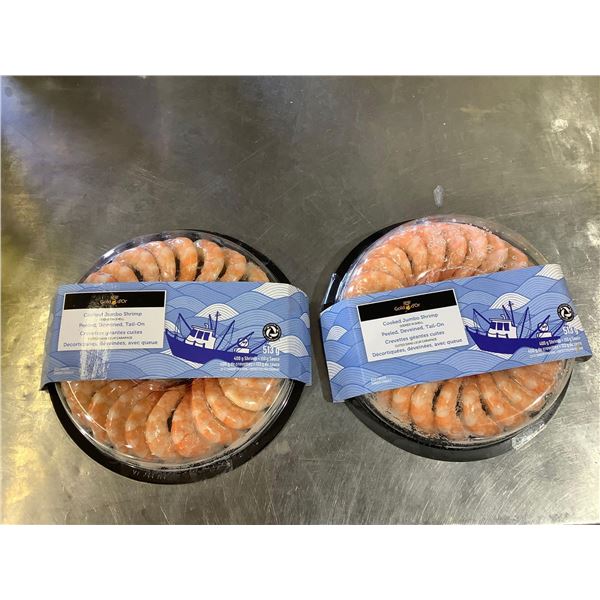 Frozen Co-Op Cooked Jumbo Shrimp In Shell (2 x 513g)