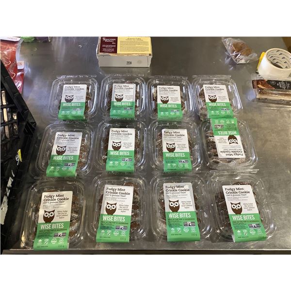 Frozen Wise Bites Fudgy Mint Crinkle Cookies (12 x 150g)