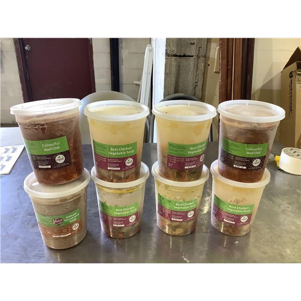 Frozen Orgali Assorted Soups (8 x 946mL)