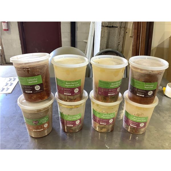 Frozen Orgali Assorted Soups (8 x 946mL)