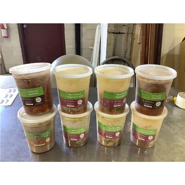 Frozen Orgali Assorted Soups (8 x 946mL)