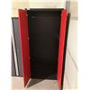 Image 2 : Metal Storage Cabinet in Red - Visible Damage (36in x 24in x 80in)
