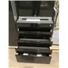 Image 2 : 4-Piece Metal Cabinet Set in Black (28in x 22in x 32in and 28in x 14in x 22in and 28 x 14 x 28in and