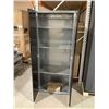 Image 2 : Metal Storage Cabinet in Black/Grey (30in x 18in x 71 1/2in)