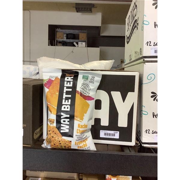 Case of Way Better Nacho Cheese Tortilla Chips (12 x 156g)