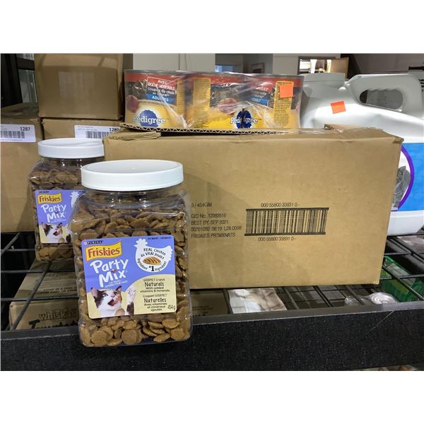 Case of Friskies Party Mix Cat Treats (3 x 454g)