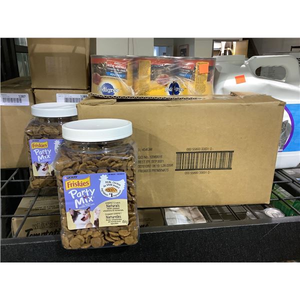 Case of Friskies Party Mix Cat Treats (3 x 454g)