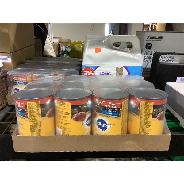 Pedigree Adult Dog Food w/ Real Beef (12 x 630g)