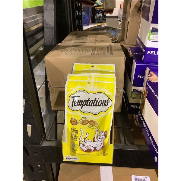 Case of Temptations Tasty Chicken Cat Treats (12 x 85g)