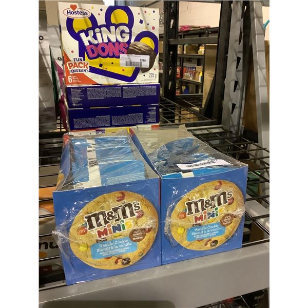 M&M Minis Vanilla Cookies (12 x 53g) Lot of 2