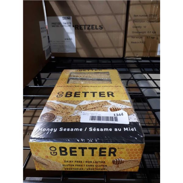 Go Better Honey Sesame Bars (24 x 35g)
