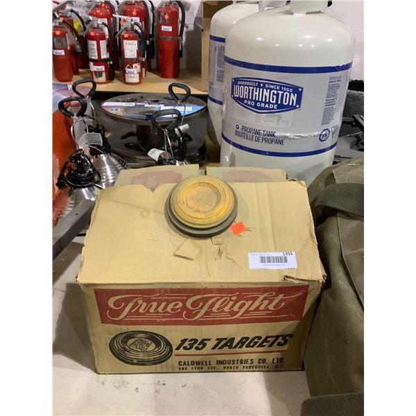 Case of 135ct True Flight Clay Targets