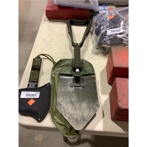 Mini Folding Shovel w/ Case