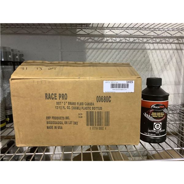 Case of Race Pro Brake Fluid Dot 3 (12 x 355mL)