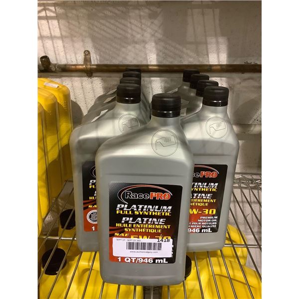 Race Pro Platinum Full Synthetic 5W-30 Premium Motor Oil (9 x 946mL)