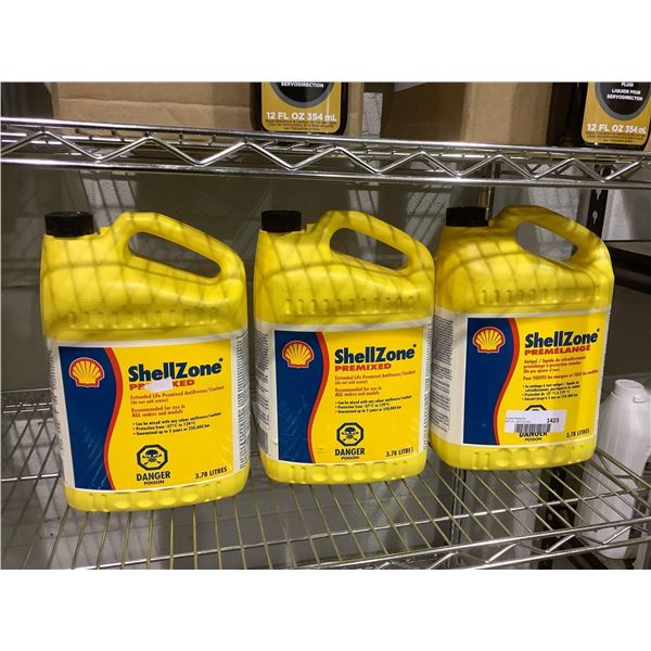 ShellZone Premixed Antifreeze/Coolant (3 x 3.78L)