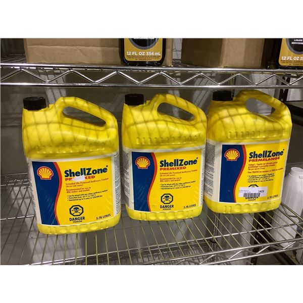 ShellZone Premixed Antifreeze/Coolant (3 x 3.78L)