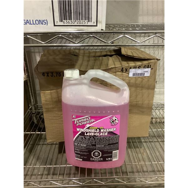 Case of Turbo Power Summer Windshield Washer Bug Wash (4 x 3.78L)