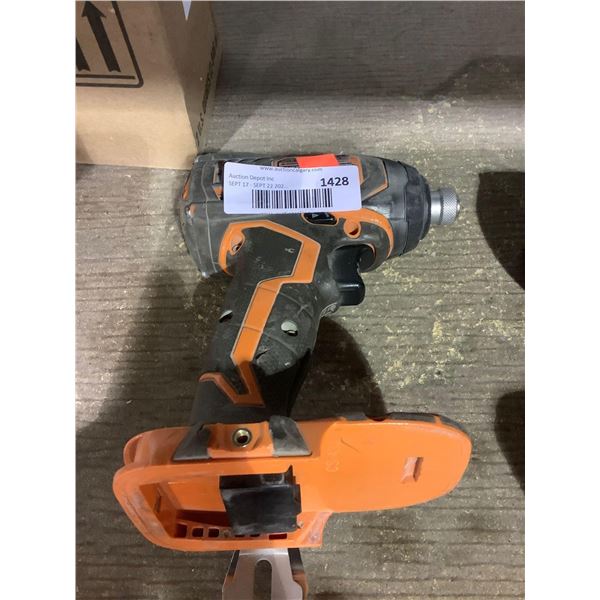 Ridgid 1/4In Impact Driver - Model: R86034 (Battery Not Included, Power Tool Only)