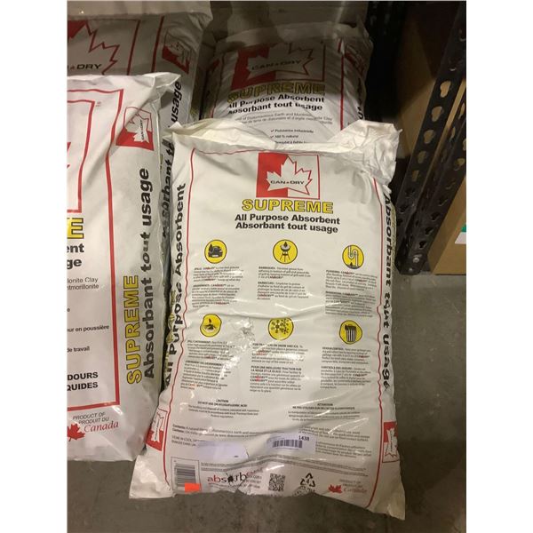 Can Dry Supreme All Purpose Absorbent (12kg) Lot of 2
