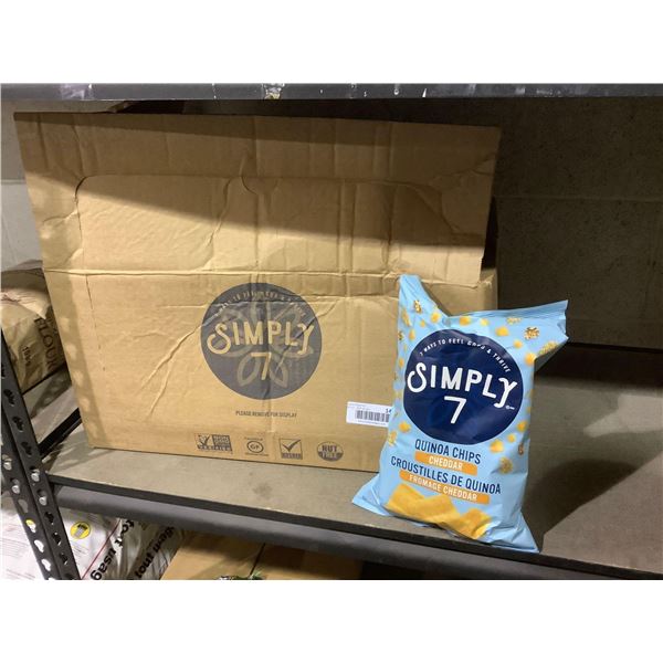 Case of Simply 7 Cheddar Quinoa Chips (11 x 99g)