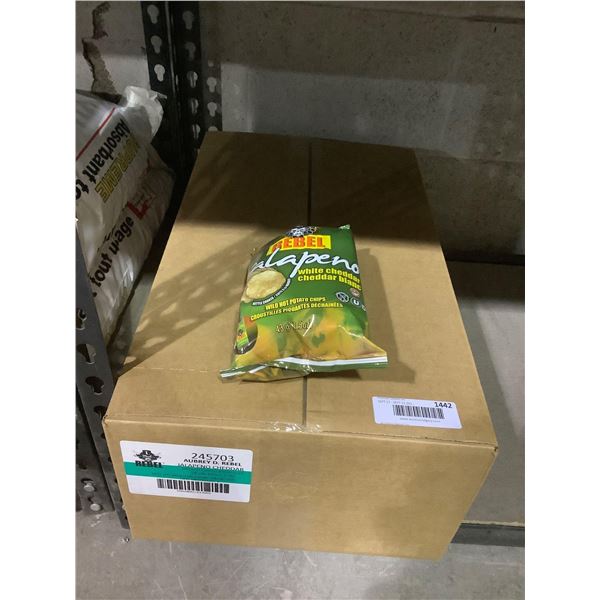 Case of Rebel Jalapeno White Cheddar Chips (24 x 43g)