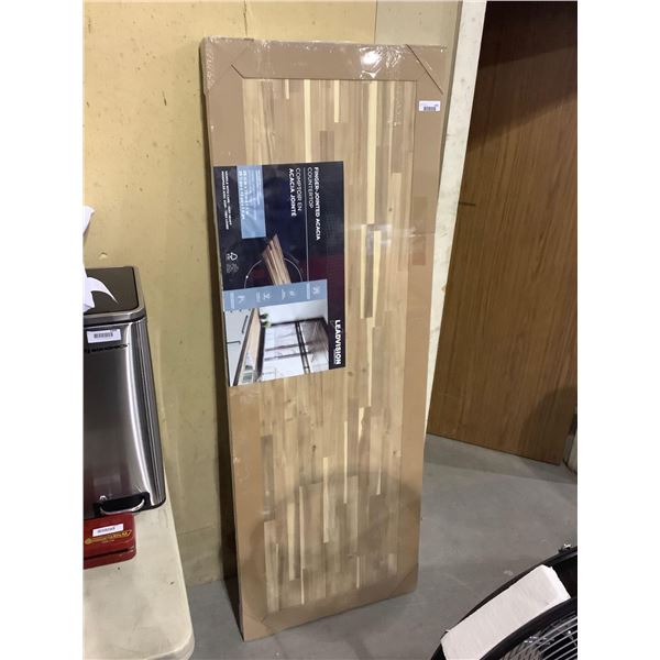 Leadvision Finger-Jointed Acacia Countertop (25 1/2in x 72in x 1 1/2in)