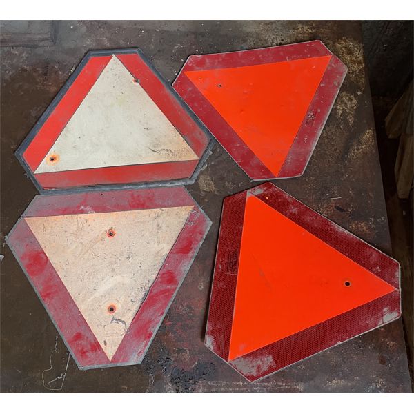LOT OF 4 - SMV SIGNS