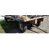 Image 1 : 20 FOOT FLAT RACK WAGON ON JOHN DEERE RUNNING GEAR