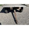 Image 2 : 20 FOOT FLATDECK WAGON ON FARM KING RUNNING GEAR