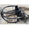 Image 2 : HLA ROUND HYD ROUND BALE GRAPPLER W/ QUICK ATTACH COUPLERS & 15 FEET HOSE