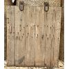 Image 1 : ANTIQUE BARN DOOR - 5.5 X 6 FOOT - WITH HARDWARE