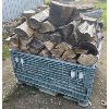 Image 1 : LOT OF SEASONED FIREWOOD- 1 FACE CORD, W/BIN