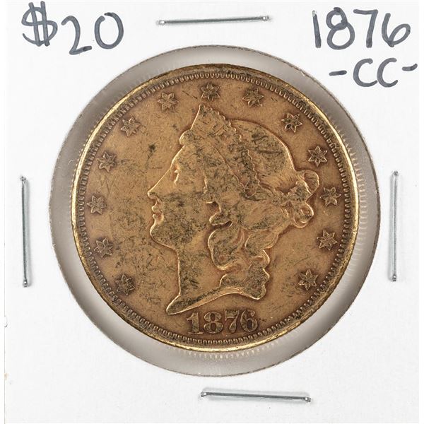 1876-CC $20 Liberty Head Double Eagle Gold Coin