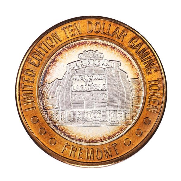 .999 Silver Sam Boyd's Fremont Las Vegas $10 Casino Limited Edition Gaming Token