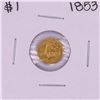 Image 1 : 1853 $1 Liberty Head Gold Dollar Coin