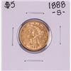 Image 1 : 1888-S $5 Liberty Head Half Eagle Gold Coin