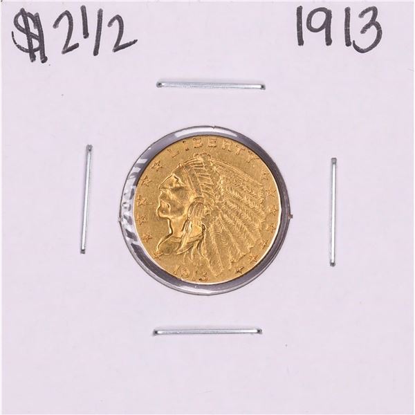 1913 $2 1/2 Indian Head Quarter Eagle Gold Coin