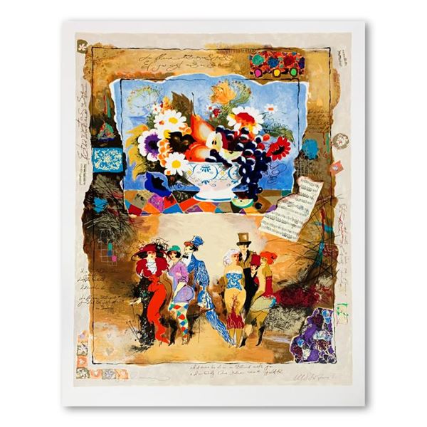 Alexander & Wissotzky "Evening Bouquet Ii" Limited Edition Serigraph On Paper