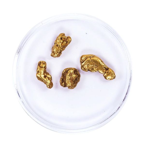 Lot of Gold Nuggets 5.16 Grams Total Weight